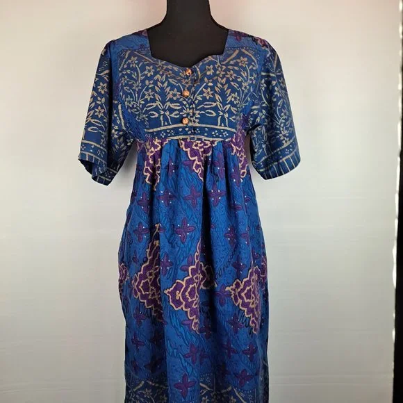 Sante Classics | Dresses | Sante Classic Cotton Summer Dress Size S |  Poshmark